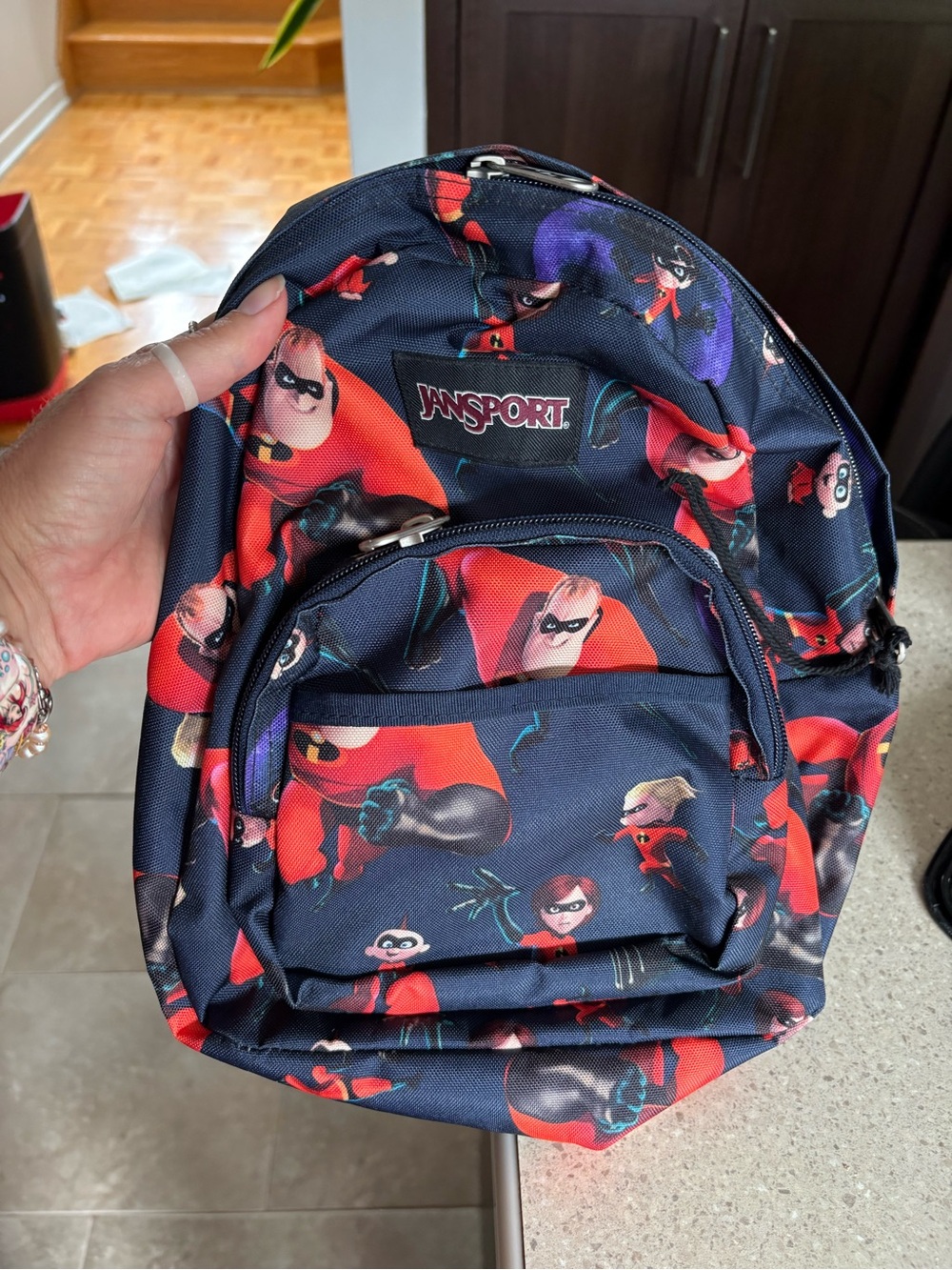 Disney Pixar THE INCREDIBLES x Jansport mini backpack school book bag